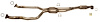 644181 Federal/EPA Catalytic Converter - Direct Fit; 2006-2012 Lexus IS250, 2006-2012 Lexus IS250 Rear - image 1