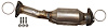 644206 Federal/EPA Catalytic Converter - Direct Fit; 2017-2019 Honda CR-V Rear - image 1