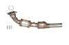 644229 Federal/EPA Catalytic Converter - Direct Fit; 2010-2015 Chevrolet Camaro Left - image 1