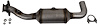 645114 Federal/EPA Catalytic Converter - Direct Fit; 2015-2020 Ford F-150, F-150 Front Left, F-150 Left - image 1