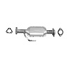 645358 Federal/EPA Catalytic Converter - Direct Fit; 2000-2002 Jeep Wrangler, 2000-2003 Jeep Wrangler Rear - image 1