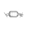 645408 Federal/EPA Catalytic Converter - Direct Fit; 2000-2002 Chevrolet Camaro Left, Pontiac Firebird Left - image 1