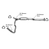 645959 Federal/EPA Catalytic Converter - Direct Fit; 2000-2001 Chevrolet Astro, 2000-2001 GMC Safari - image 1