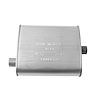 6677 Universal Muffler - MSL Maximum; 1.630 In. Inlet; 1.5 In. Outlet; 12.000 In. Body; 15.000 In. OAL; OE c... - image 1