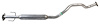 68538 Prebent Exhaust Pipe; 2011-2016 Nissan Juke - image 1
