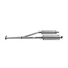 68545 Prebent Exhaust Pipe; 2007-2009 Acura MDX - image 1