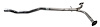 68553 Prebent Exhaust Pipe; 2012-2017 Toyota Camry, 2013-2018 Lexus ES350, 2013-2018 Toyota Avalon Rear - image 1