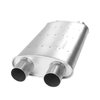709020 Universal Muffler - MSL Maximum; 2.500 In. Inlet; 2.5 In. Outlet; 18.000 In. Body; 23.000 In. OAL; OE... - image 2