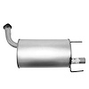 7289 Exhaust Muffler Assembly; 2007-2011 Toyota Camry Left, 2007-2012 Lexus ES350 Left - image 1