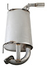 7314 Exhaust Muffler Assembly; 1999-2005 Mazda Miata - image 1
