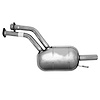 7405 Exhaust Muffler Assembly; 1986-1989 Mercedes-Benz 300E Front, 260E Front, 300TE Front - image 1