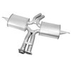 7408 Exhaust Muffler Assembly; 1986-1991 Mercedes-Benz 420SEL Front, 1986-1991 Mercedes-Benz 560SEL Front - image 2