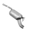 7412 Exhaust Muffler Assembly; 1994-1997 Mercedes-Benz E320 Rear, 1993 Mercedes-Benz 300E Rear - image 3