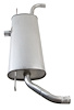 7577 Exhaust Muffler Assembly; 2013-2020 Ford Fusion, 2013-2020 Lincoln MKZ - image 1