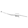 78254 Prebent Exhaust Pipe; 2003-2007 Honda Accord Center - image 1