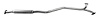 78256 Prebent Exhaust Pipe; 2003-2008 Mazda 6 - image 1