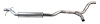 78258 Prebent Exhaust Pipe; 2007 Chrysler Pacifica - image 1
