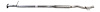 78279 Prebent Exhaust Pipe; 2008-2020 Nissan Rogue, 2014-2015 Nissan Rogue Select - image 1
