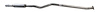 78302 Prebent Exhaust Pipe; 2014-2018 Mazda 3 - image 1
