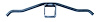 8086 Exhaust Bracket; 1985-1997 Ford F-350, 1988-1997 Ford F-350 Left - image 1