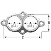 8401 Exhaust Pipe Flange Gasket; 1995-1999 BMW 318ti, 1996-1999 BMW 318i, 1996-1999 BMW 318is - image 1