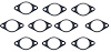8692B10 Exhaust Pipe Flange Gasket Bulk Pack - image 1