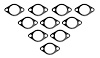 8772B10 Exhaust Pipe Flange Gasket Bulk Pack - image 1