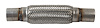 8837IB Flex Coupling - 300 Series SS, 1.75" Core, 1.75" Necks, 12" OAL w/Inner Braid - image 1