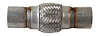 8839IB Flex Coupling - 300 Series SS, 2" Core, 2" Necks, 8" OAL w/Inner Braid - image 1