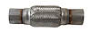 8844IB Flex Coupling - 300 Series SS, 2.25" Core, 2.25" Necks, 10" OAL w/Inner Braid - image 1