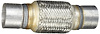 8848 Flex Coupling - 300 Series SS, 2.50" Core, 2.50" Necks, 10" OAL - image 1