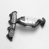 9047 Exhaust Pipe Flange Gasket; 3-Bolt - image 1