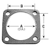 9058 Exhaust Pipe Flange Gasket; Fits Select Oldsmobile/Buick/Isuzu/Chevrolet/Geo - image 1