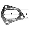 9263 Exhaust Pipe Flange Gasket; Fits Select Ford/Mazda - image 1