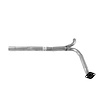 93131 Prebent Exhaust Pipe; 2009-2014 Acura TSX - image 1