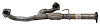 93136 Exhaust Y-Pipe; 2007-2009 Acura MDX - image 1
