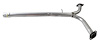 94972 Prebent Exhaust Pipe; 2007-2011 Toyota Camry Rear, 2007-2012 Lexus ES350 Rear, 2005-2012 Toyota Avalon - image 1