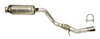 9503 4" Flat Band U-Bolt Exhaust Clamp w/Flange Nuts - Zinc Plated Steel - image 1