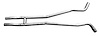 96651 Prebent Exhaust Pipe; 2008-2009 Cadillac SRX - image 1