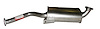 AR1245 Exhaust Muffler; 1978-1989 Alfa Romeo Spider Center