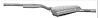 AU15145 Exhaust Muffler; 1998-2001 Audi A4 Quattro Center - image 1