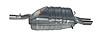 AU17207 Exhaust Muffler; 1997-2001 Audi A4 Quattro Rear - image 1