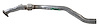 AU20411 Exhaust Pipe; 2002-2005 Audi A4, 2002-2005 Audi A4 Front - image 1