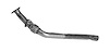 AU21001 Exhaust Pipe; 2004-2005 Audi A4 Quattro, 2004-2005 Audi A4 Quattro Front - image 1