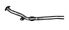 AU21031 Exhaust Pipe; 2002-2005 Audi A4 Quattro, 2002-2005 Audi A4 Quattro Front - image 1