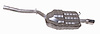 AU21117 Muffler - Rear, ANSA OER - image 1