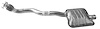 AU22503 Exhaust Muffler; 2009-2014 Audi A4 Quattro Front, 2009-2014 Audi A4 Front, 2010-2011 Audi A5 Quattro Front - image 1