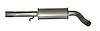 AU30145 Exhaust Muffler; 2000-2006 Audi TT Center