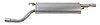 BW0247 Exhaust Muffler; 1975-1976 BMW 2002 Rear
