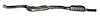 BW17803 Exhaust Muffler; 1999-2000 BMW 323i Front, 1999-2000 BMW 328i Front, 2000 BMW 323Ci Front, 2000 BMW 328Ci Center - image 1